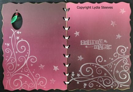 Waiting for Santa Kitty Acrylic e-Packet